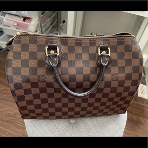 Authentic Louis Vuitton Speedy 30 Damier Ebene